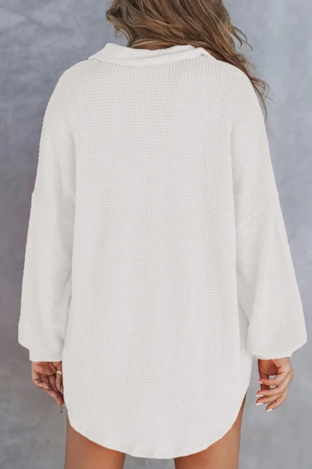 Half Button Long Sleeve Sweatshirt, image 14