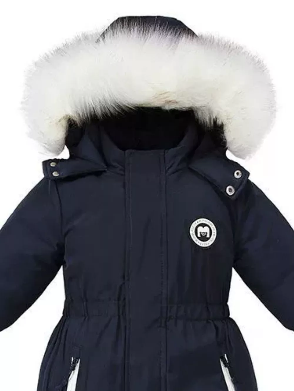 Children's Faux Fur Hood One-Piece, image 9