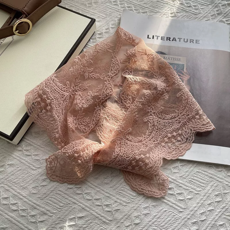 Elegant Lace Sheer Scarf, image 8