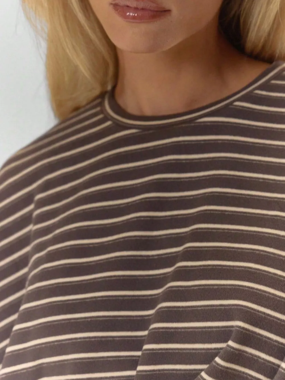 Casual Striped Long-Sleeve Top and Shorts Set, image 2