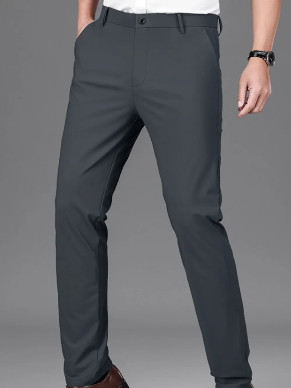 Men's Pocketed Loose Fit Pants, image 2