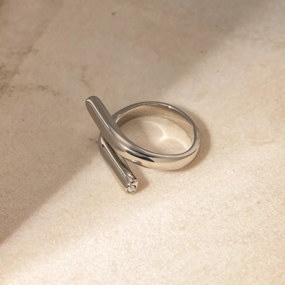 Stainless Steel Bypass Ring, image 11