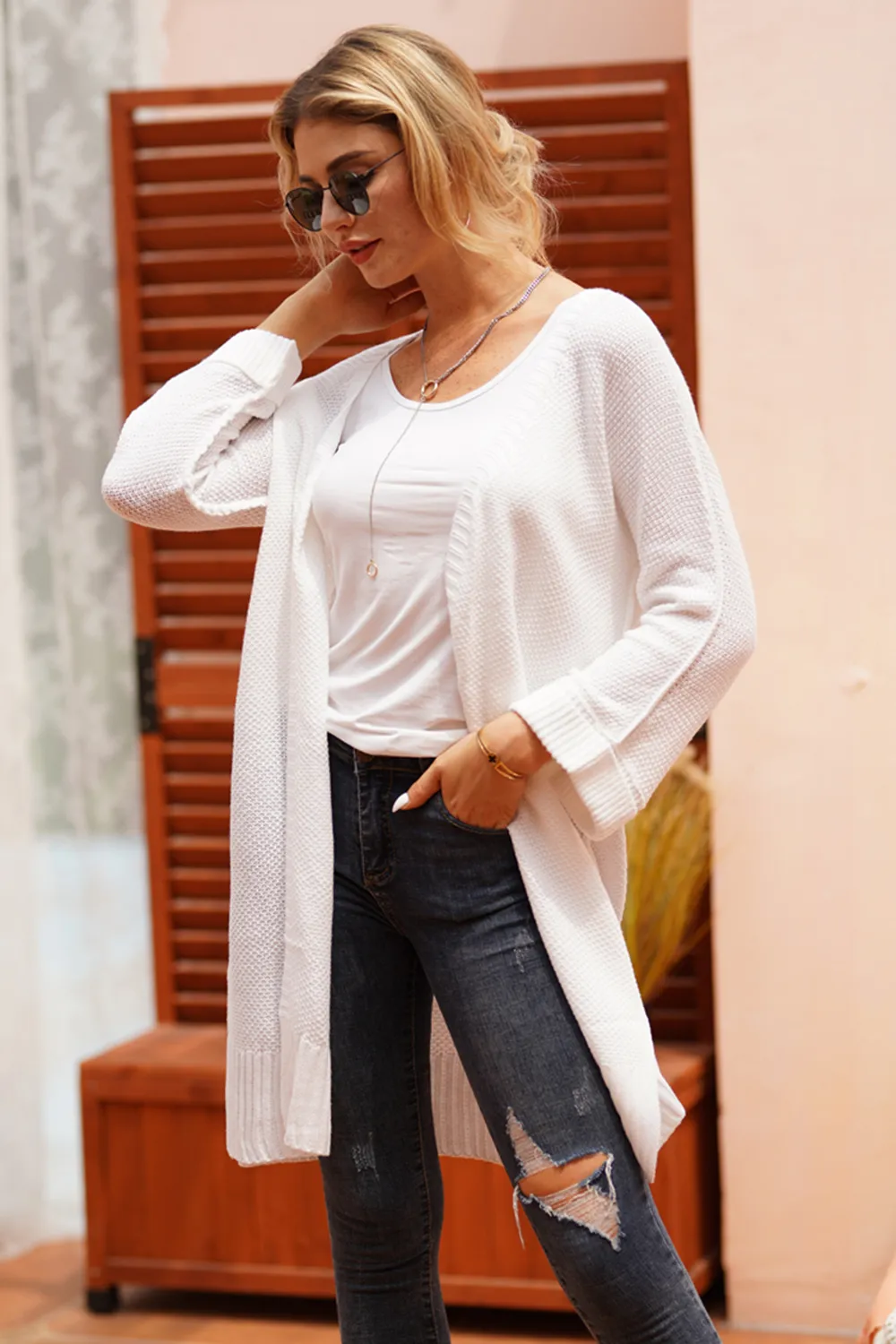 Open Front Long Sleeve Cardigan, image 23