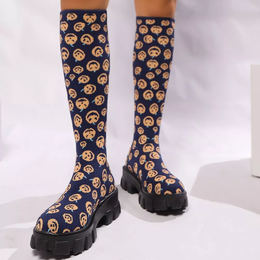Chunky Platform Knee High Boots, image 12