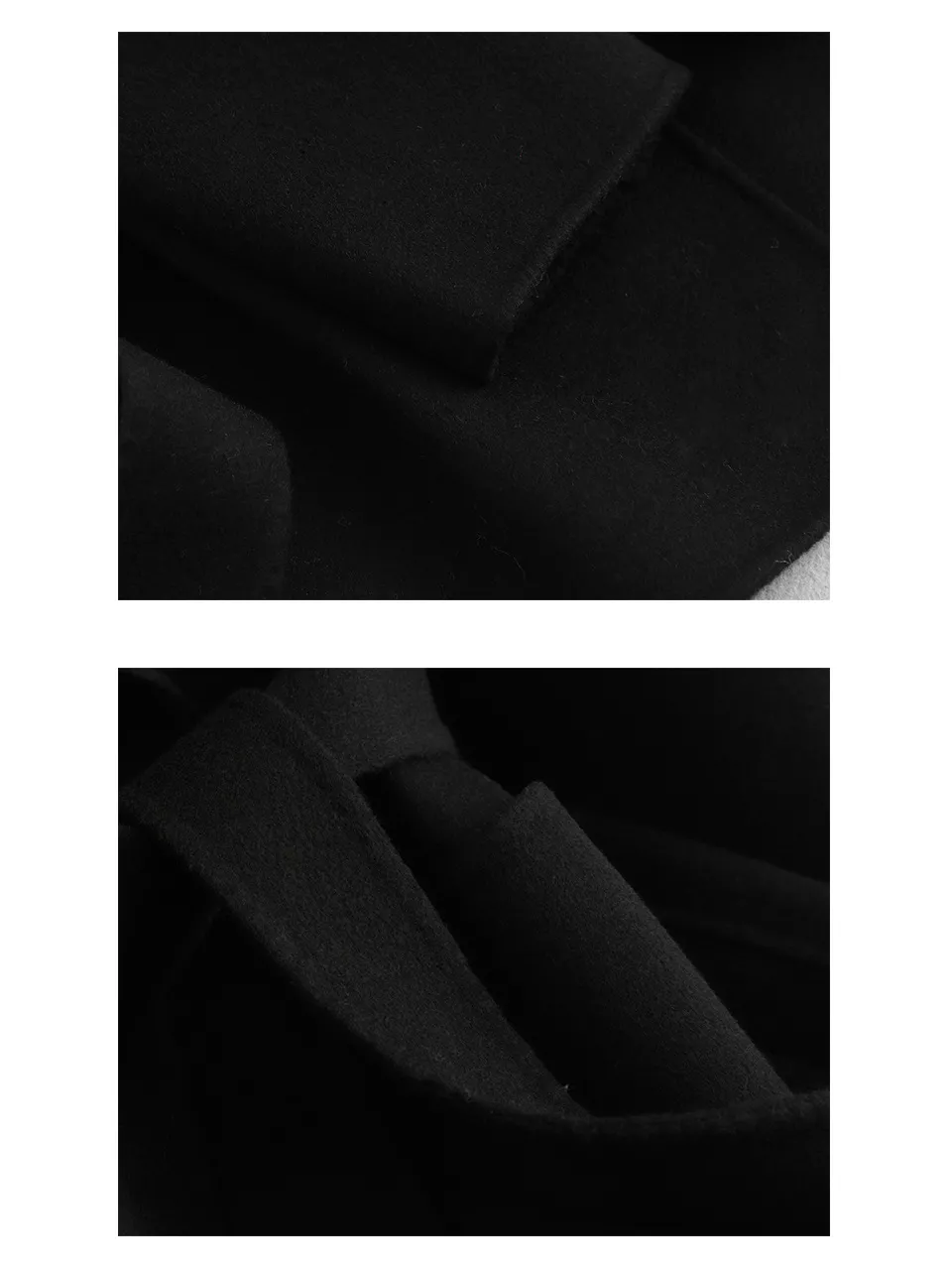 Double-Sided Wool Coat with Belted, image 5