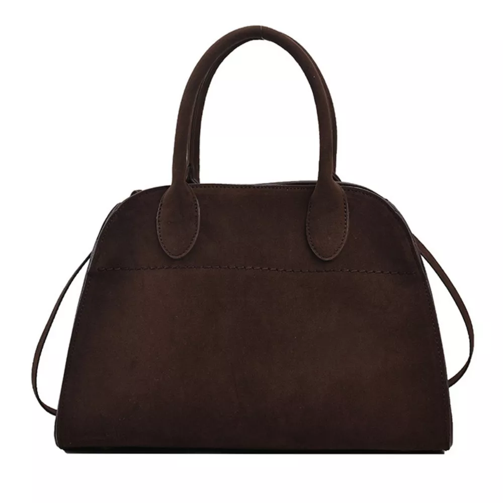 Suede Leather Large Handbag, image 3