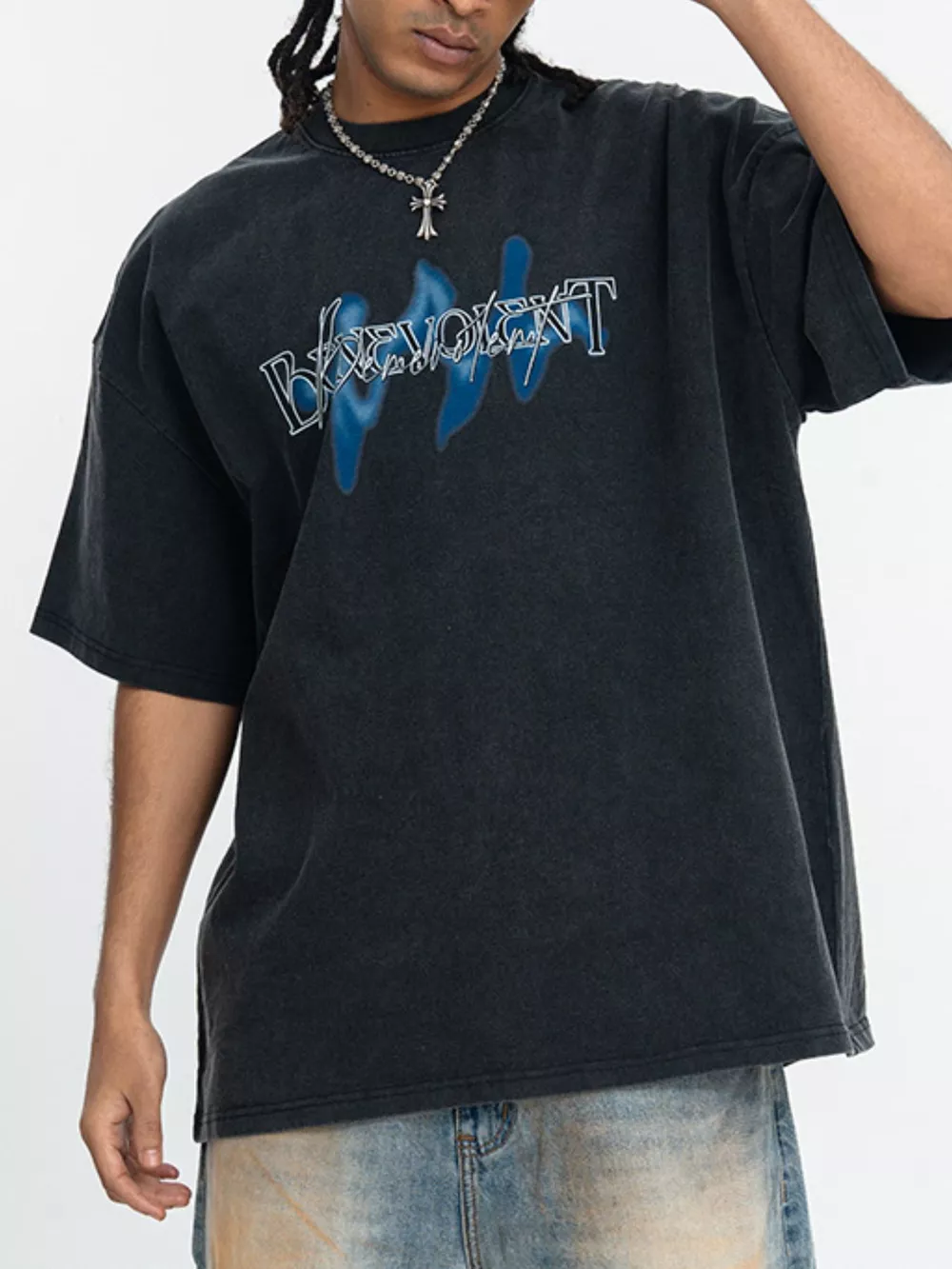 Men's Vintage Washed Graphic T-Shirt, image 3