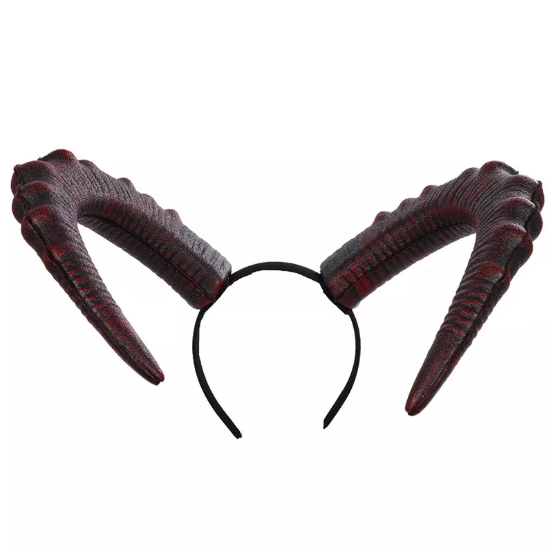 Halloween Gothic Big Horn Headband, image 3