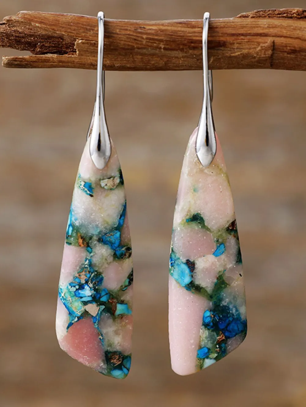 Geometrical Shape Dangle Earrings, image 9