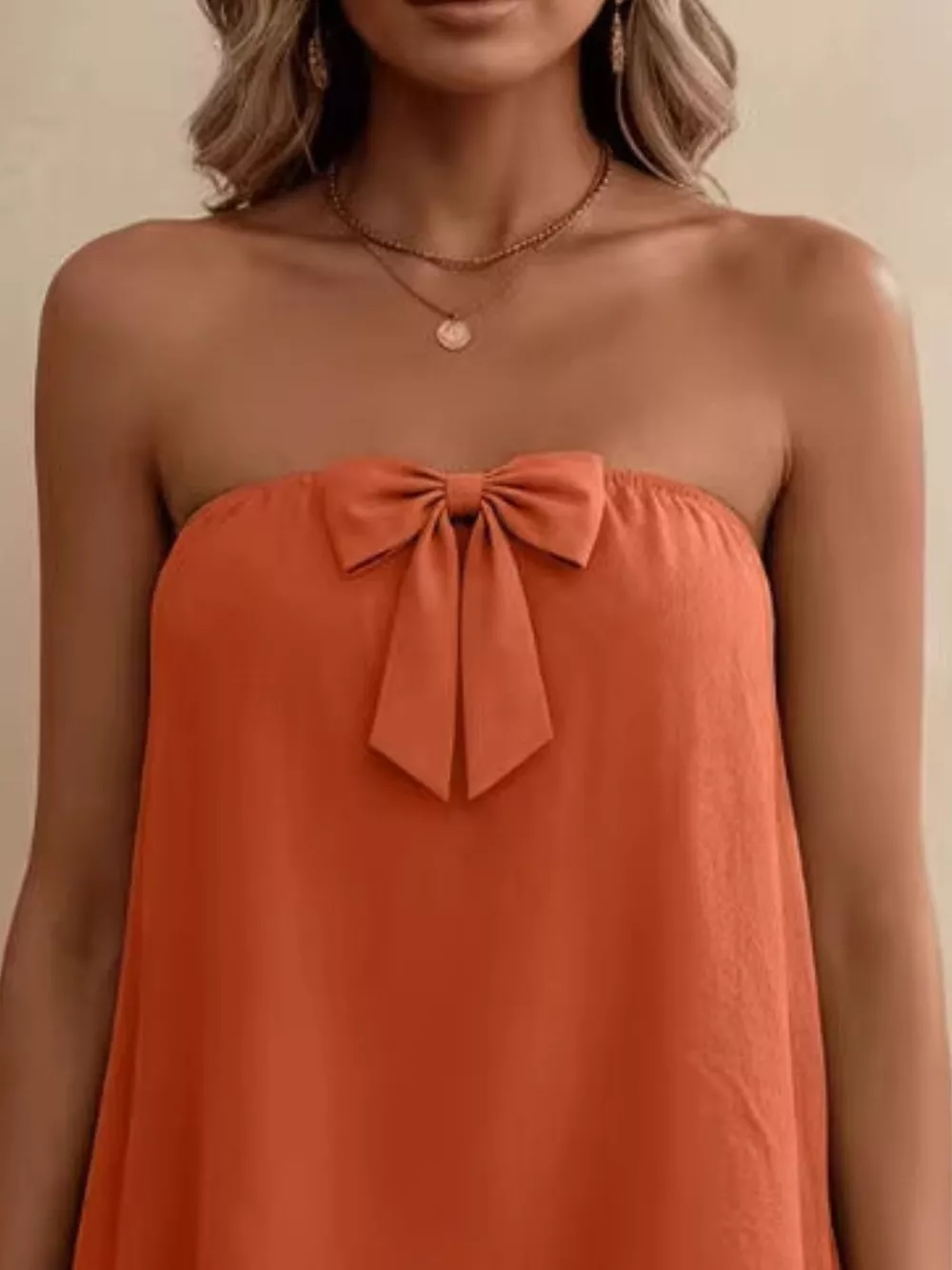 Bowknot Tube Top & Shorts Set, image 8