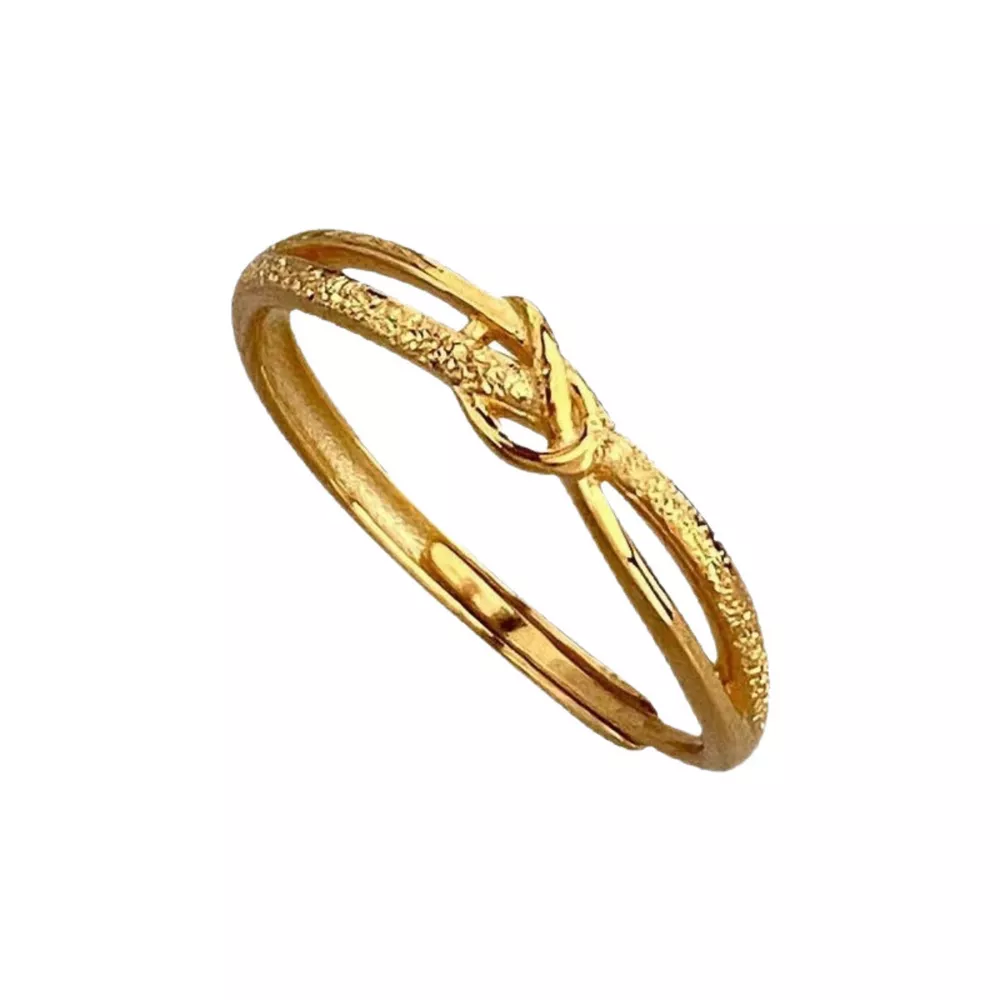 925 Sterling Silver Knotted Ring, image 3