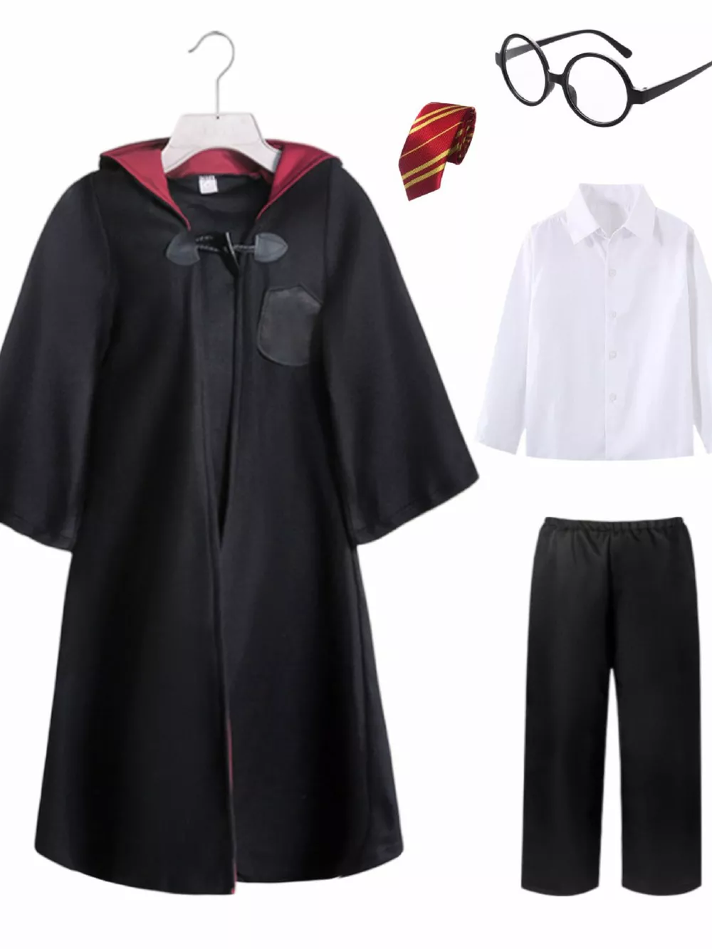 Children's Harry Potter Wizard Cosplay Costume Set, image 2