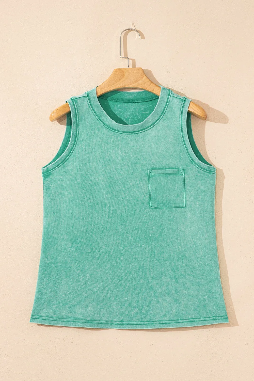 Round Neck Tank with Chest Pocket, image 23