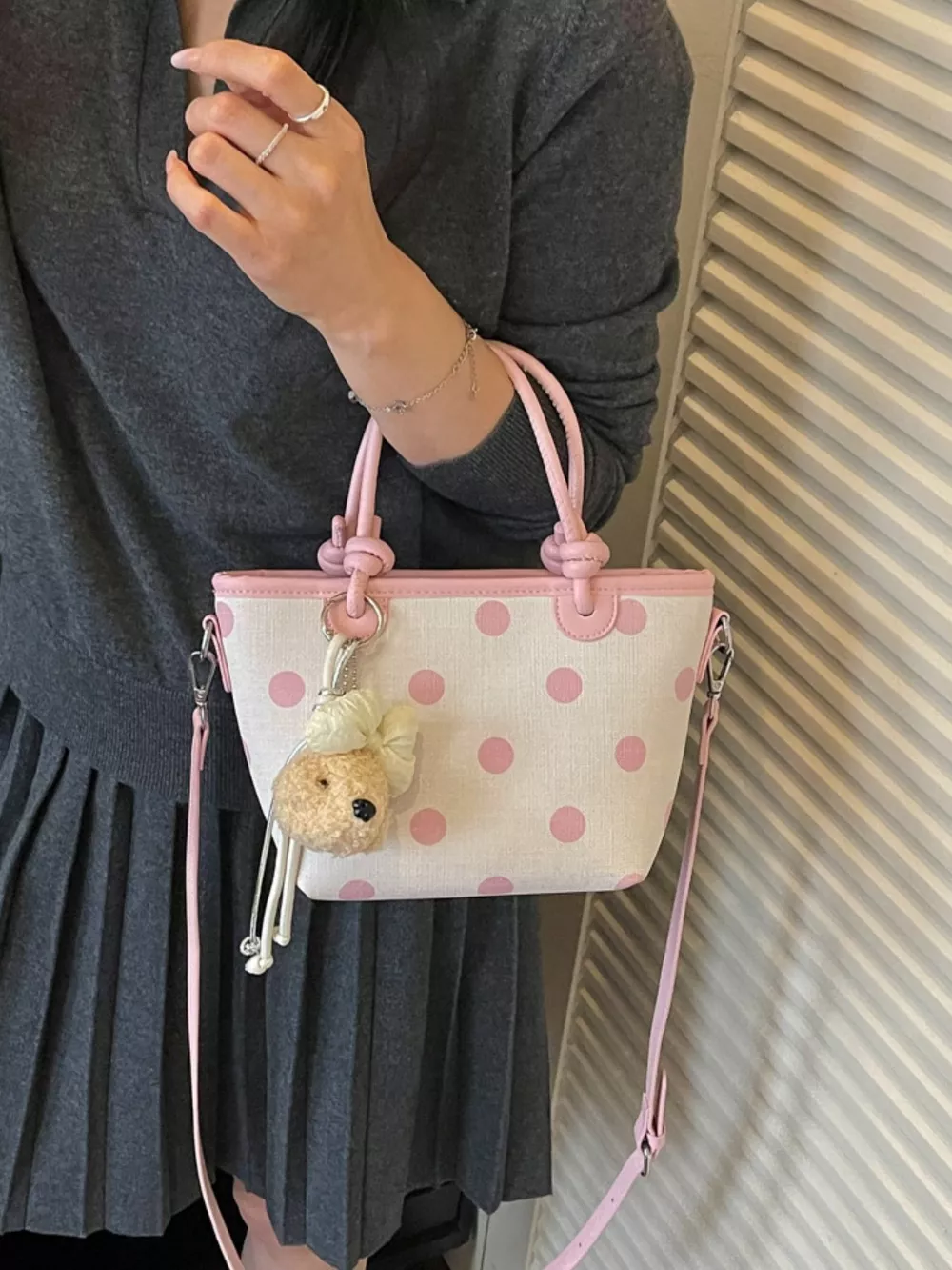 Polka Dot Crossbody Bag, image 2