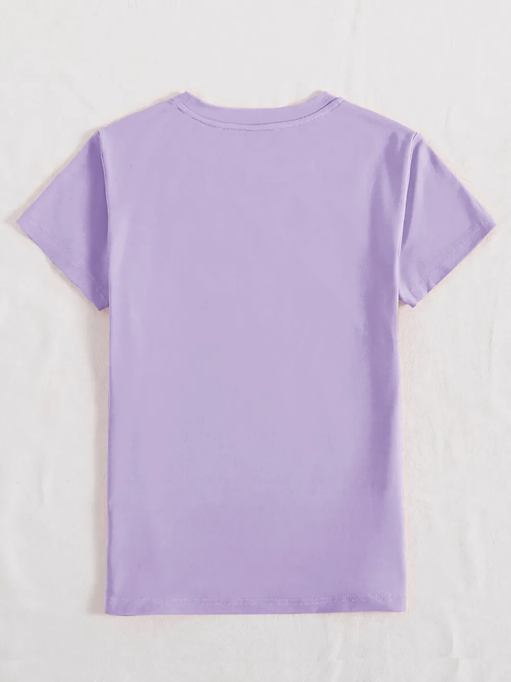 Graphic Round Neck Short Sleeve T-Shirt, image 8