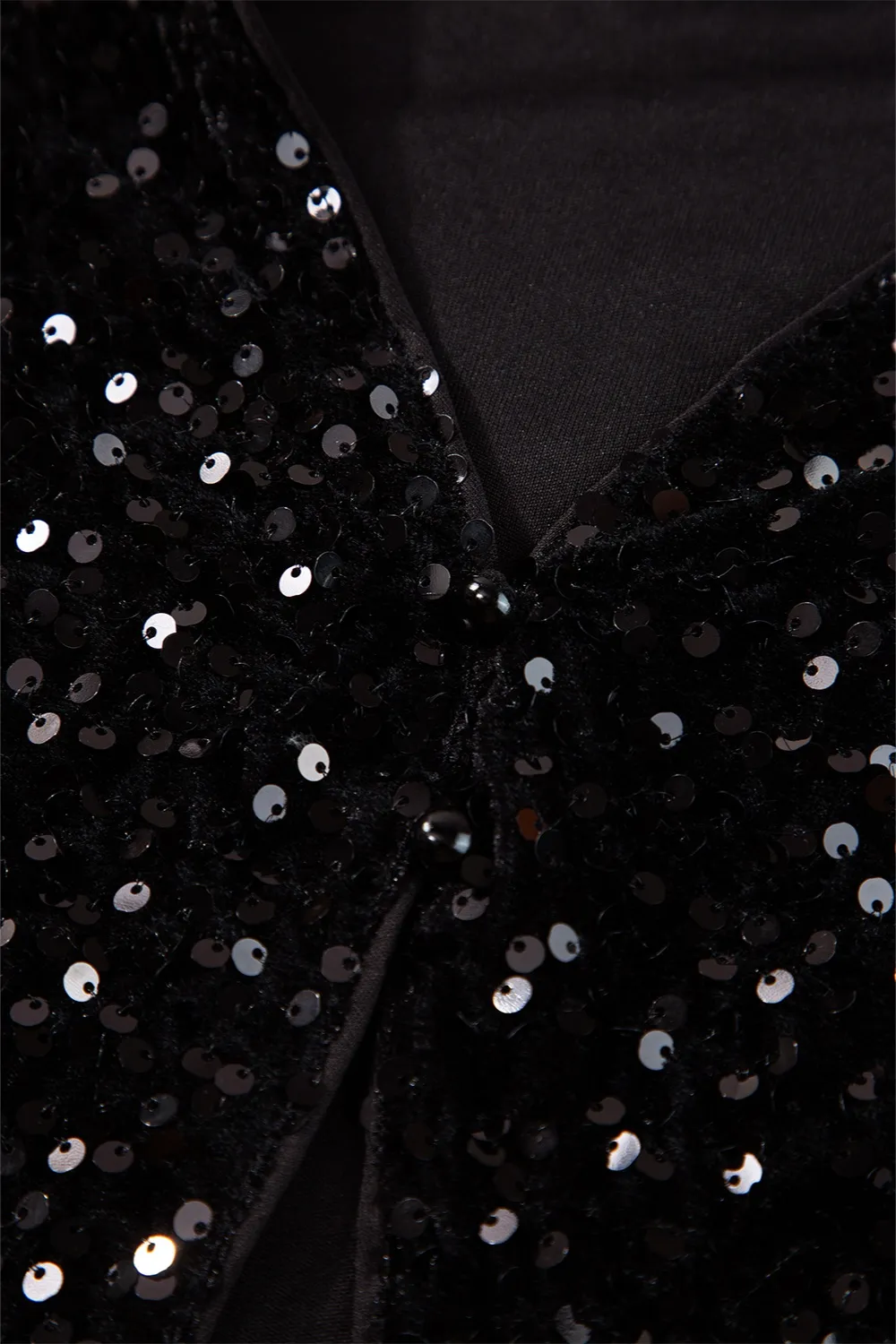 Sequin Round Neck Long Sleeve Blouse, image 10