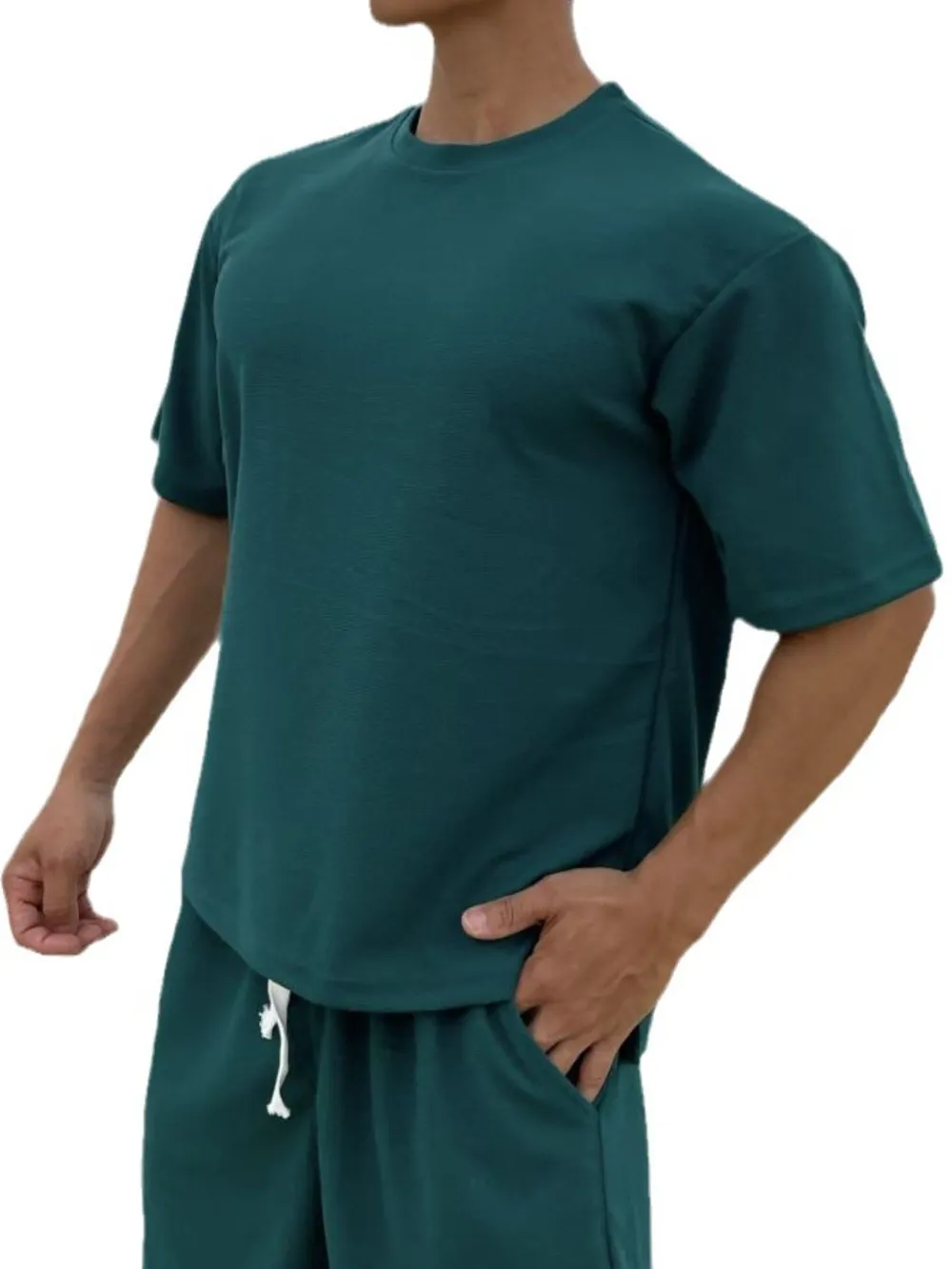 Men's Plus Size Round Neck Half Sleeve T-Shirt, image 6