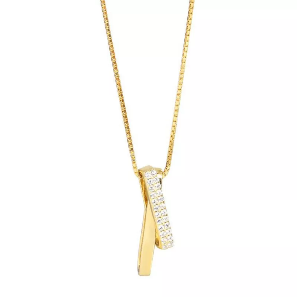 925 Sterling Silver Zircon Pendant Necklace, image 6