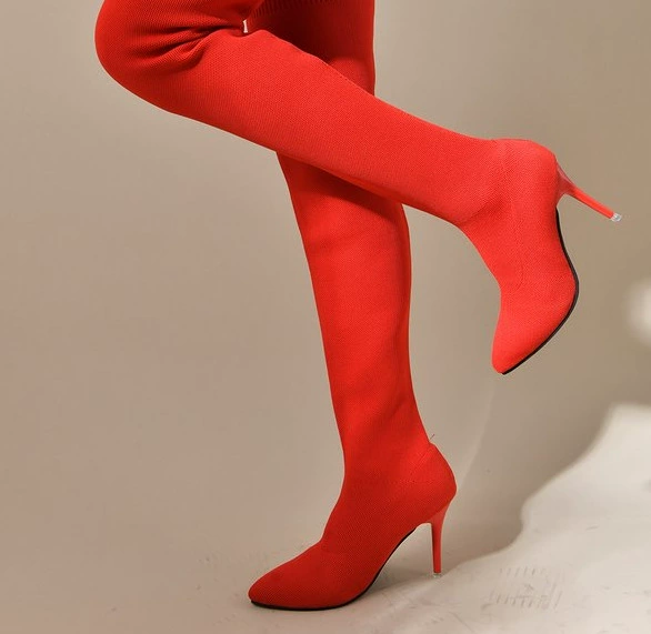 Point Toe Stiletto Boots, image 7