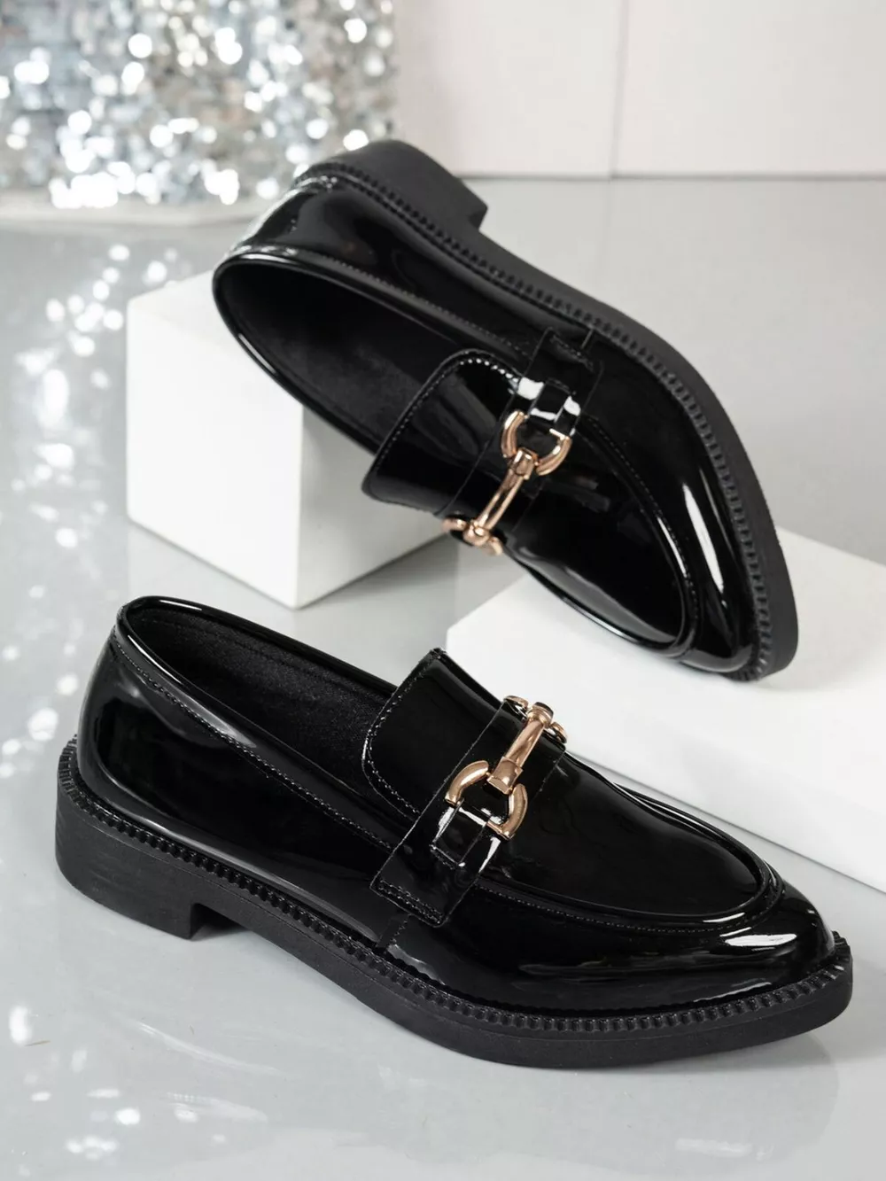 Point Toe Block Heels Loafers, image 2