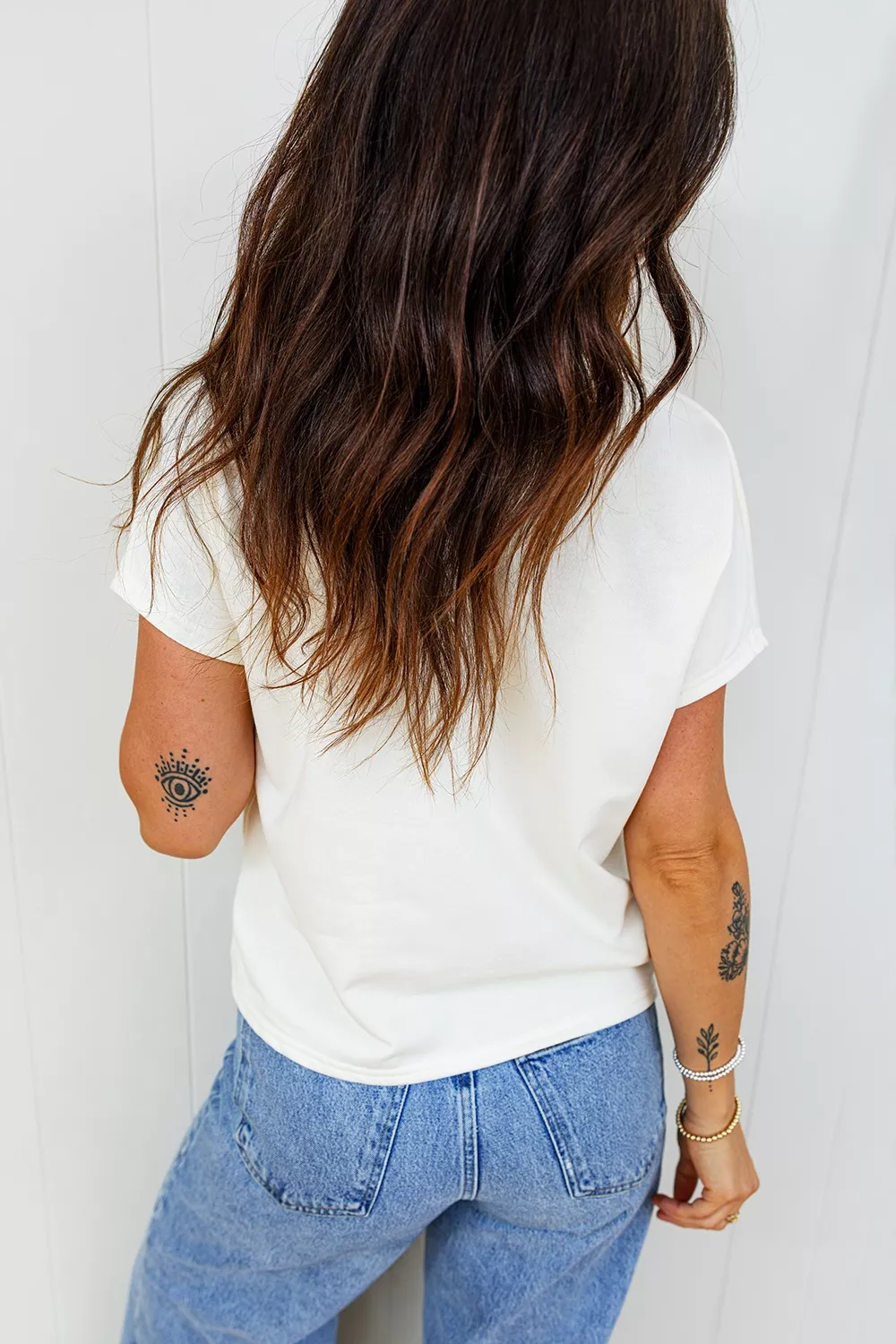 Leopard Bow Graphic Relaxed Fit T-Shirt, image 8