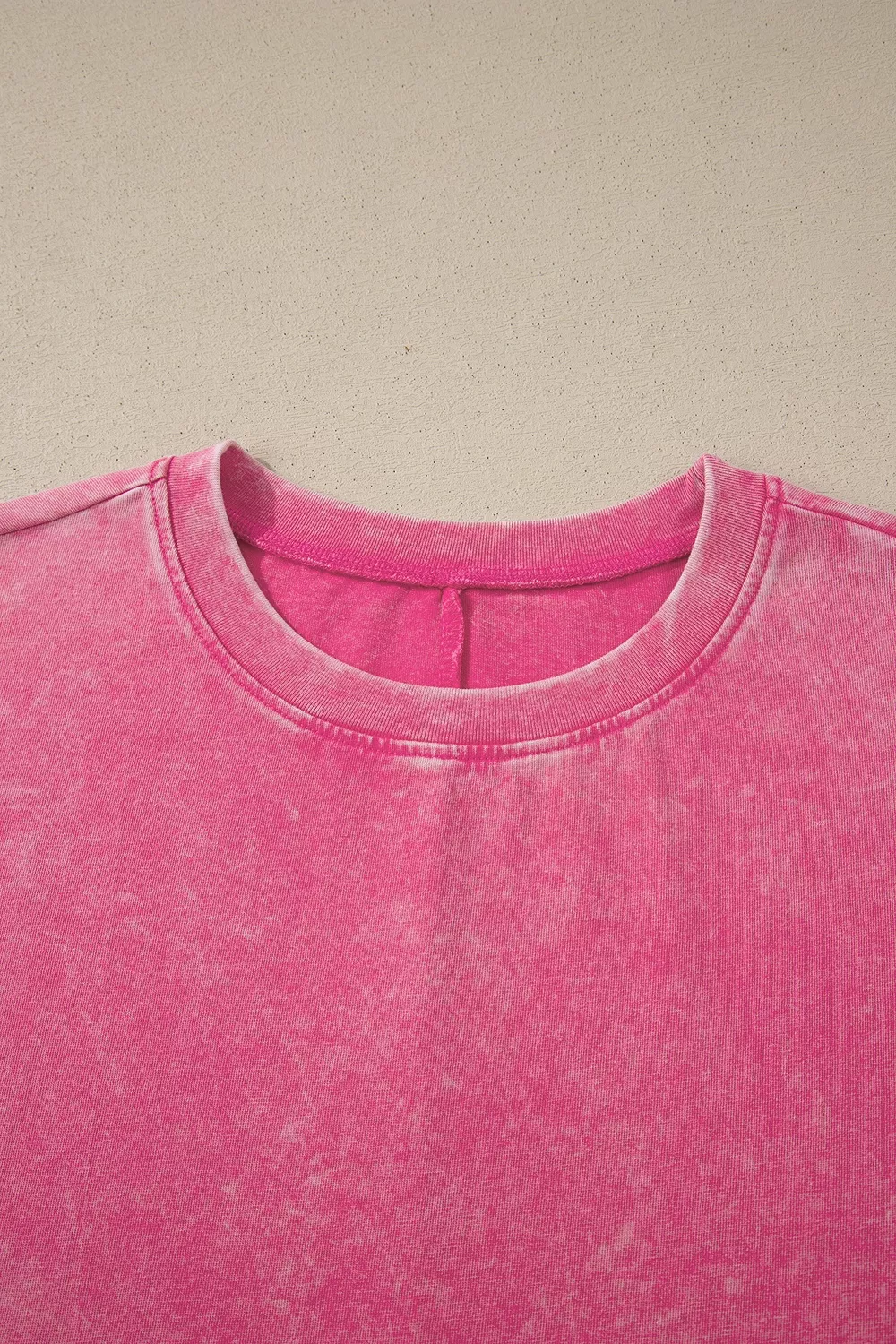 Solid Color Cotton Mineral Washed Oversize Tee, image 9
