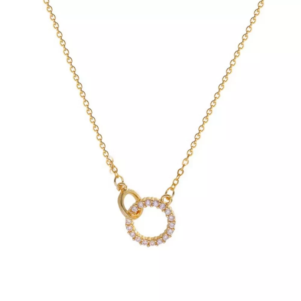 925 Sterling Silver Zircon Pendant Necklace, image 6