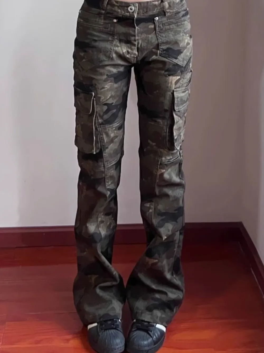 Men's Full Size Camouflage Cargo Jeans Plus Size, image 3
