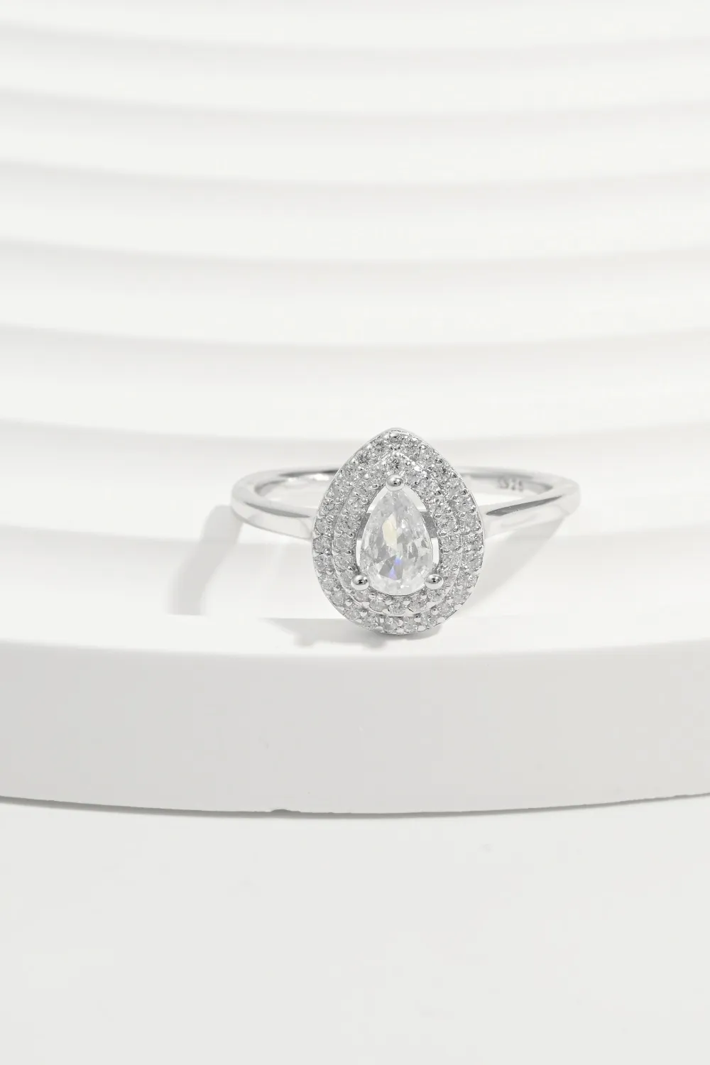 925 Sterling Silver Inland Zircon Ring