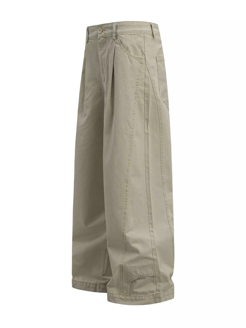Men's Wide Leg Pleated Pants, image 13