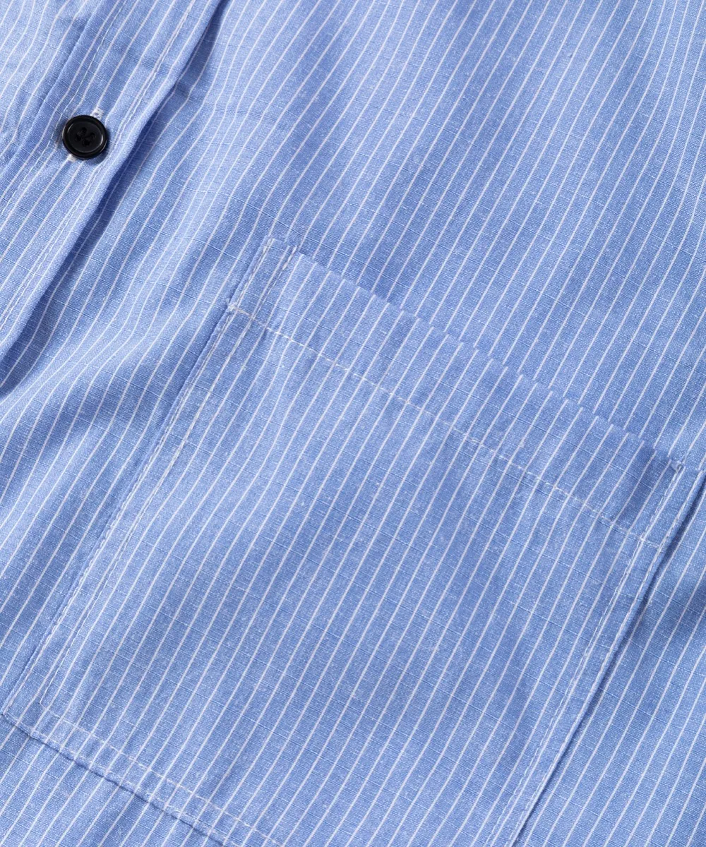 Striped Collared Neck Long Sleeve Shirt, image 15