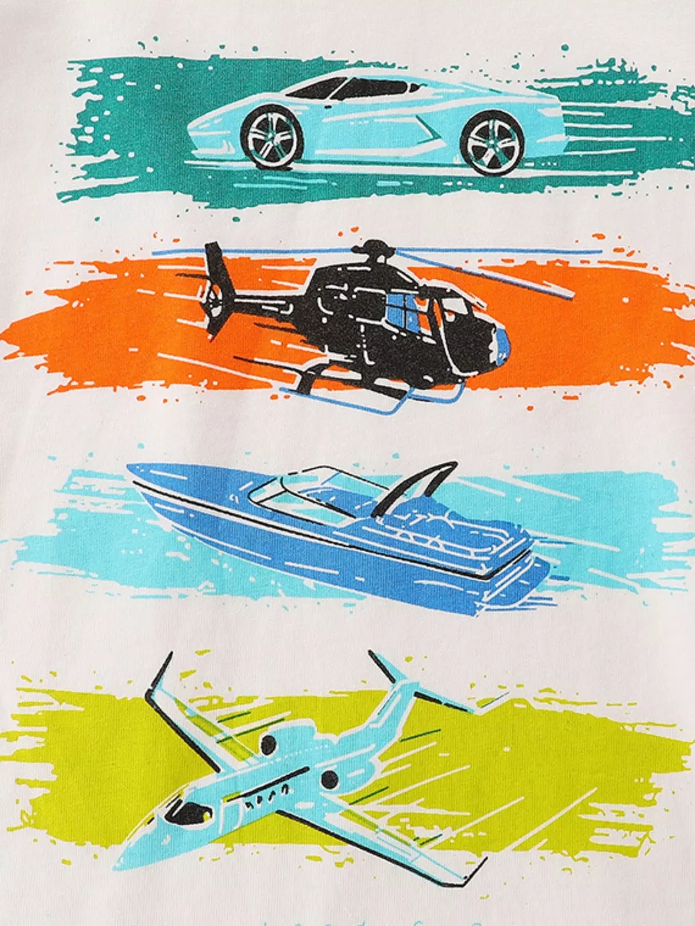 Kids' Vehicles Graphic T-Shirt, image 3