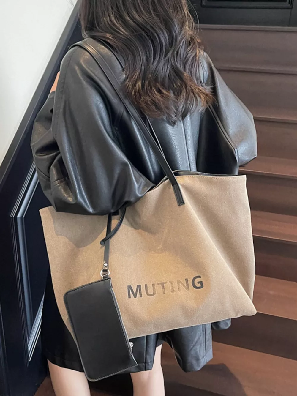 Casual Canvas Tote Shoulder Bag, image 3