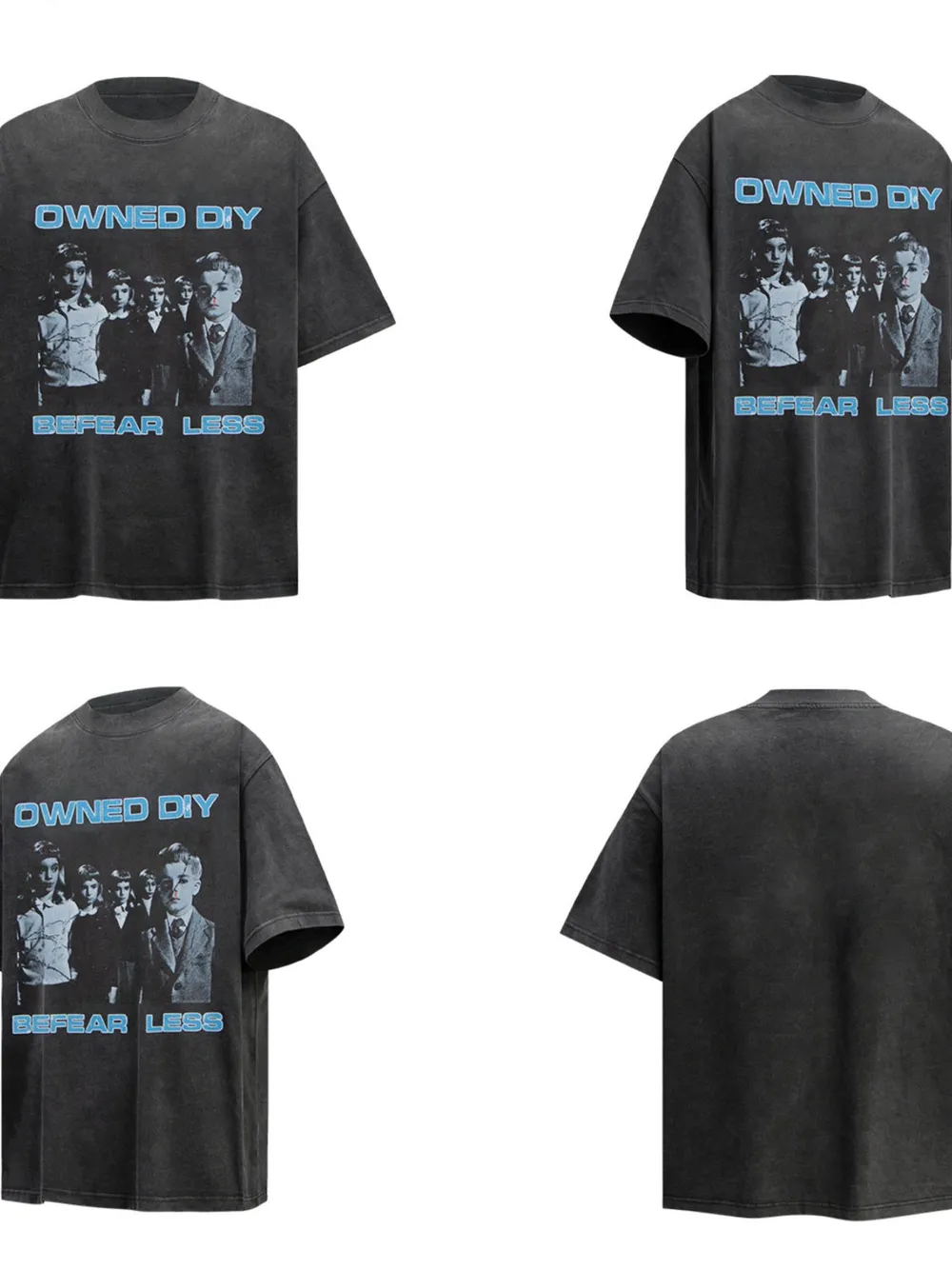 Men's Vintage Graphic Oversized T-Shirt, image 4