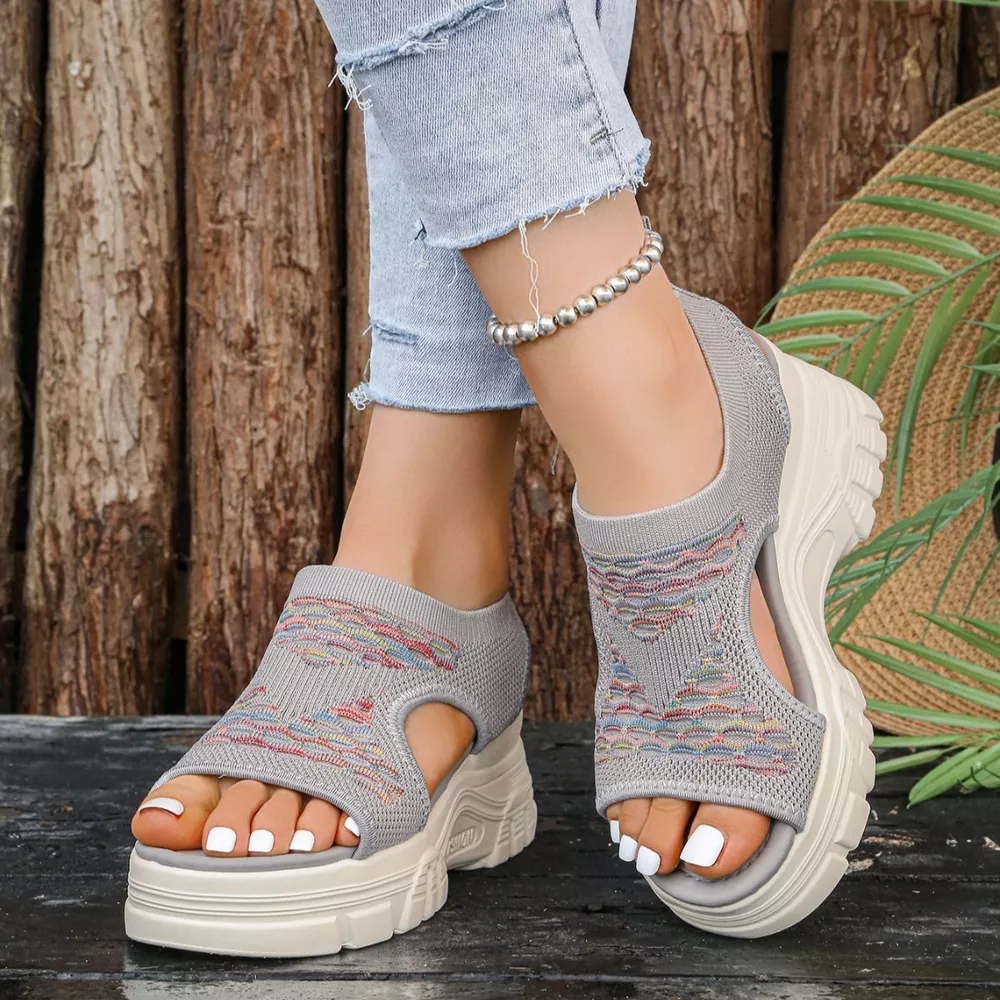 Open Toe Platform Sandals, image 3