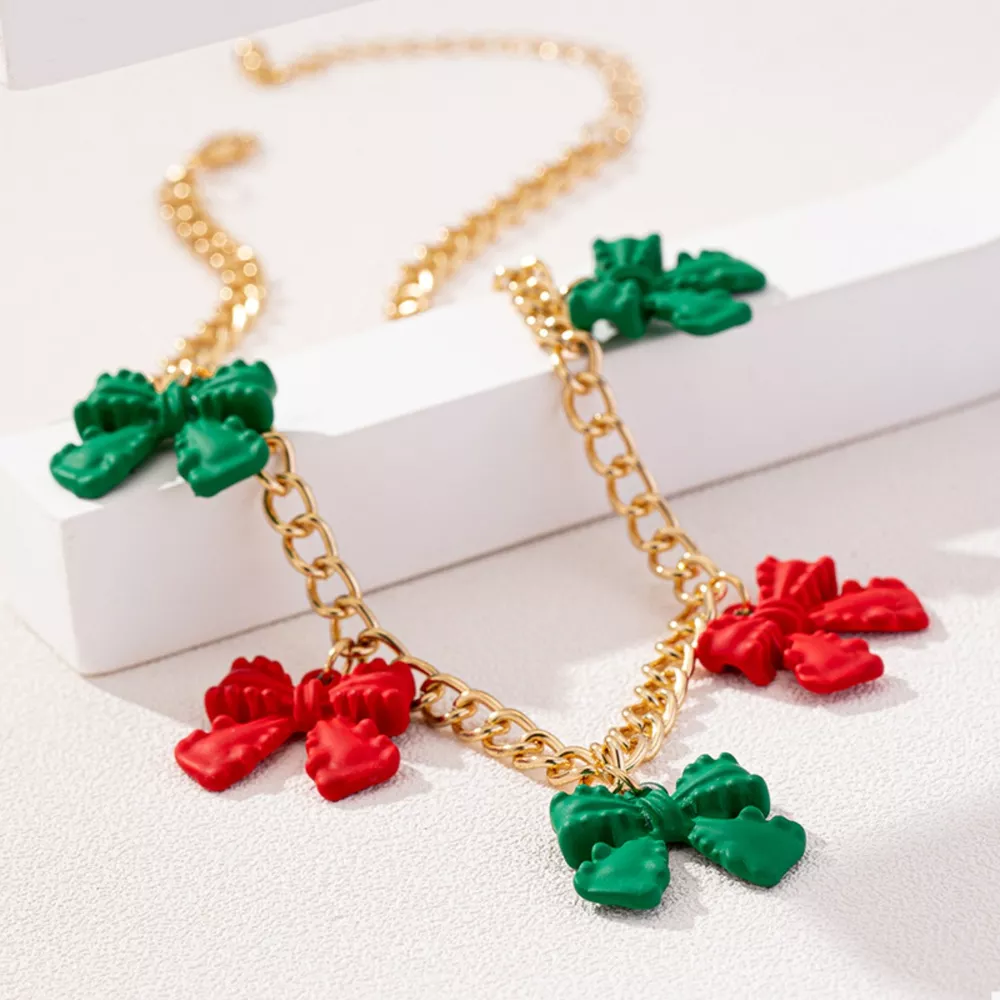 Bow Charm Chain Necklace, image 4