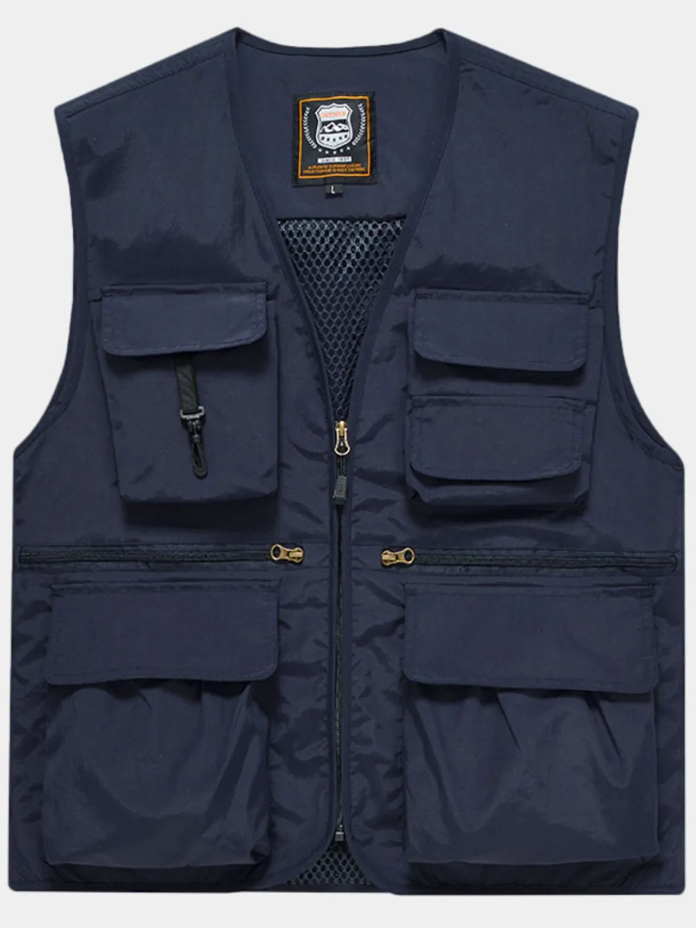 Men's Plus Size Zip Up Vest, image 6