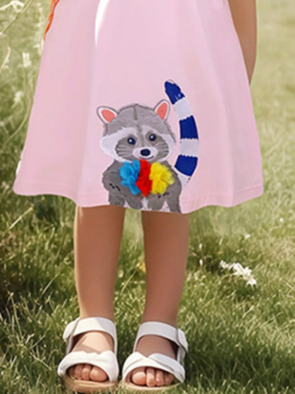 Children's Cartoon Animal Casual Dress, image 3