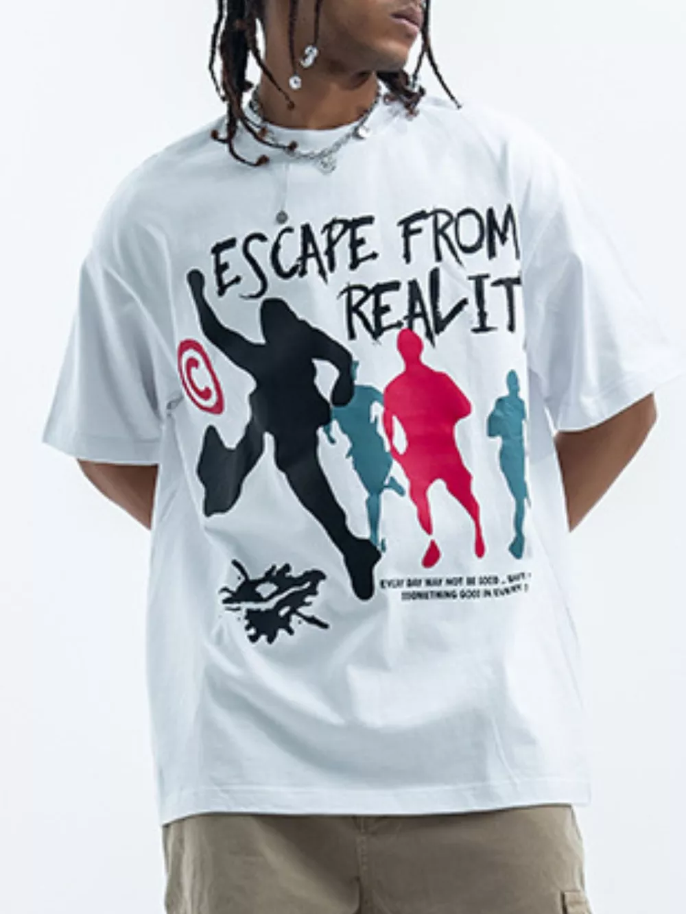 Men's Graphic Round Neck Short Sleeve T-Shirt, image 4