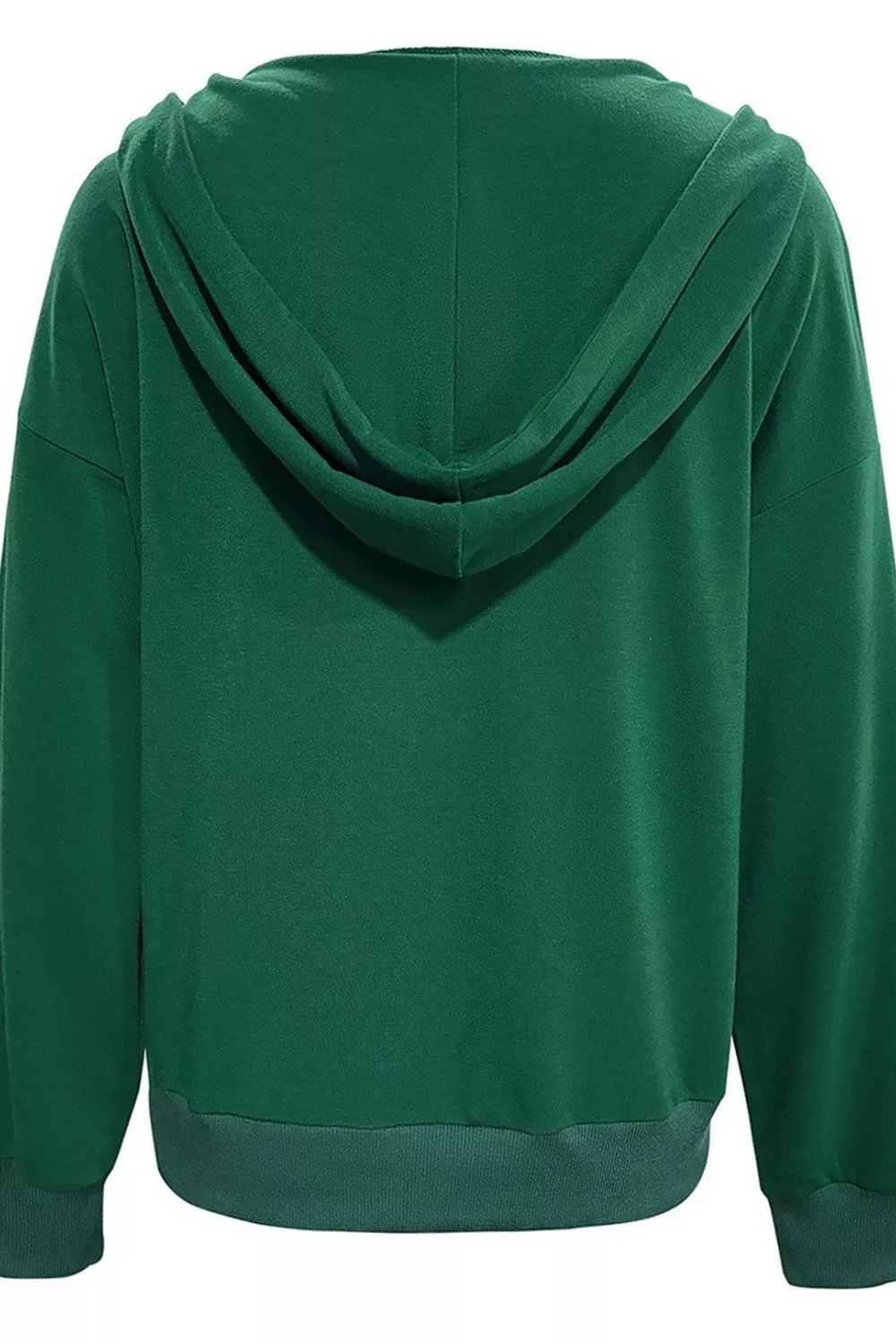 Half Snap Kangaroo Pocket Hoodie, image 7