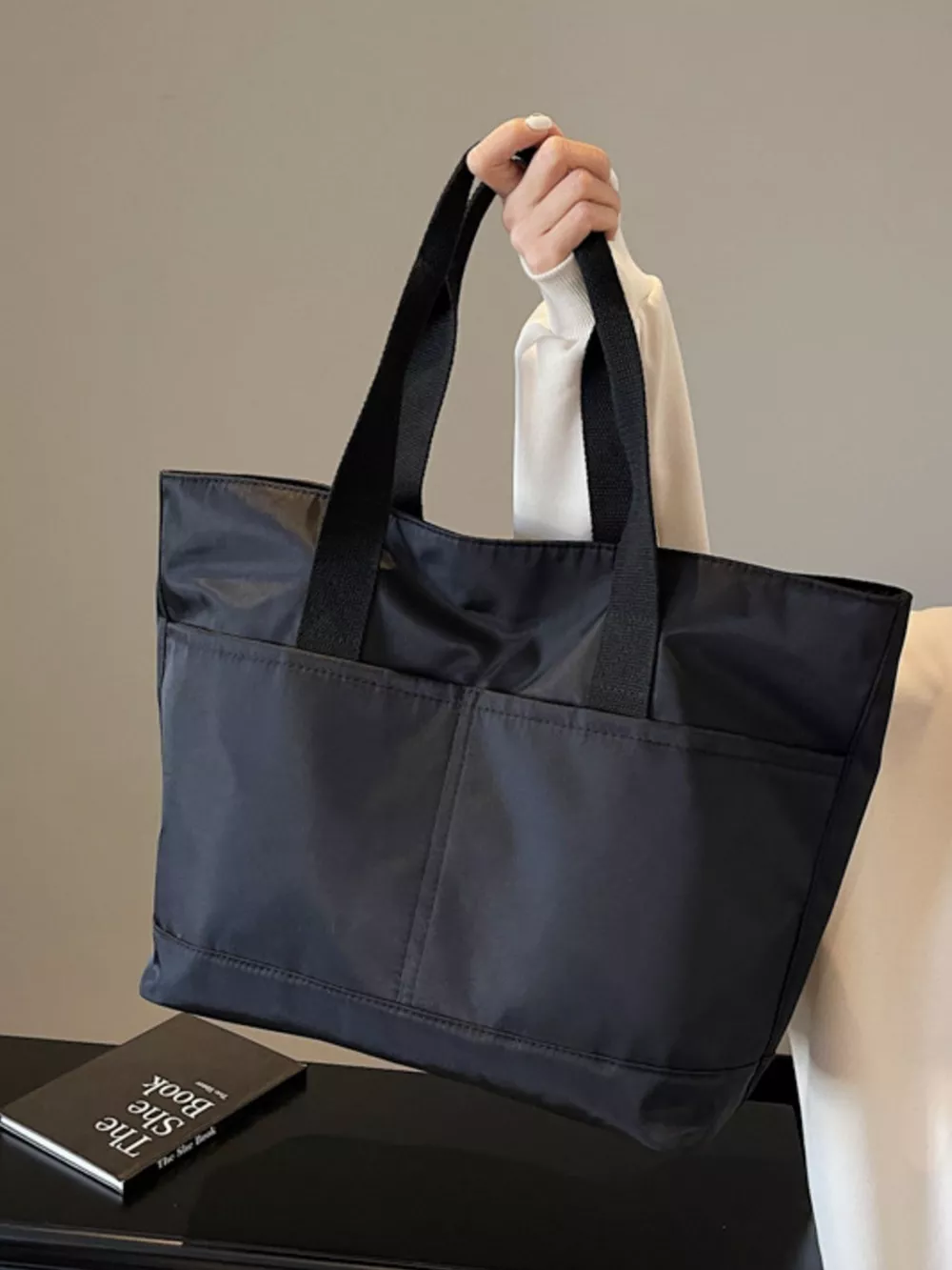 Oxford Cloth Shoulder Bag, image 4