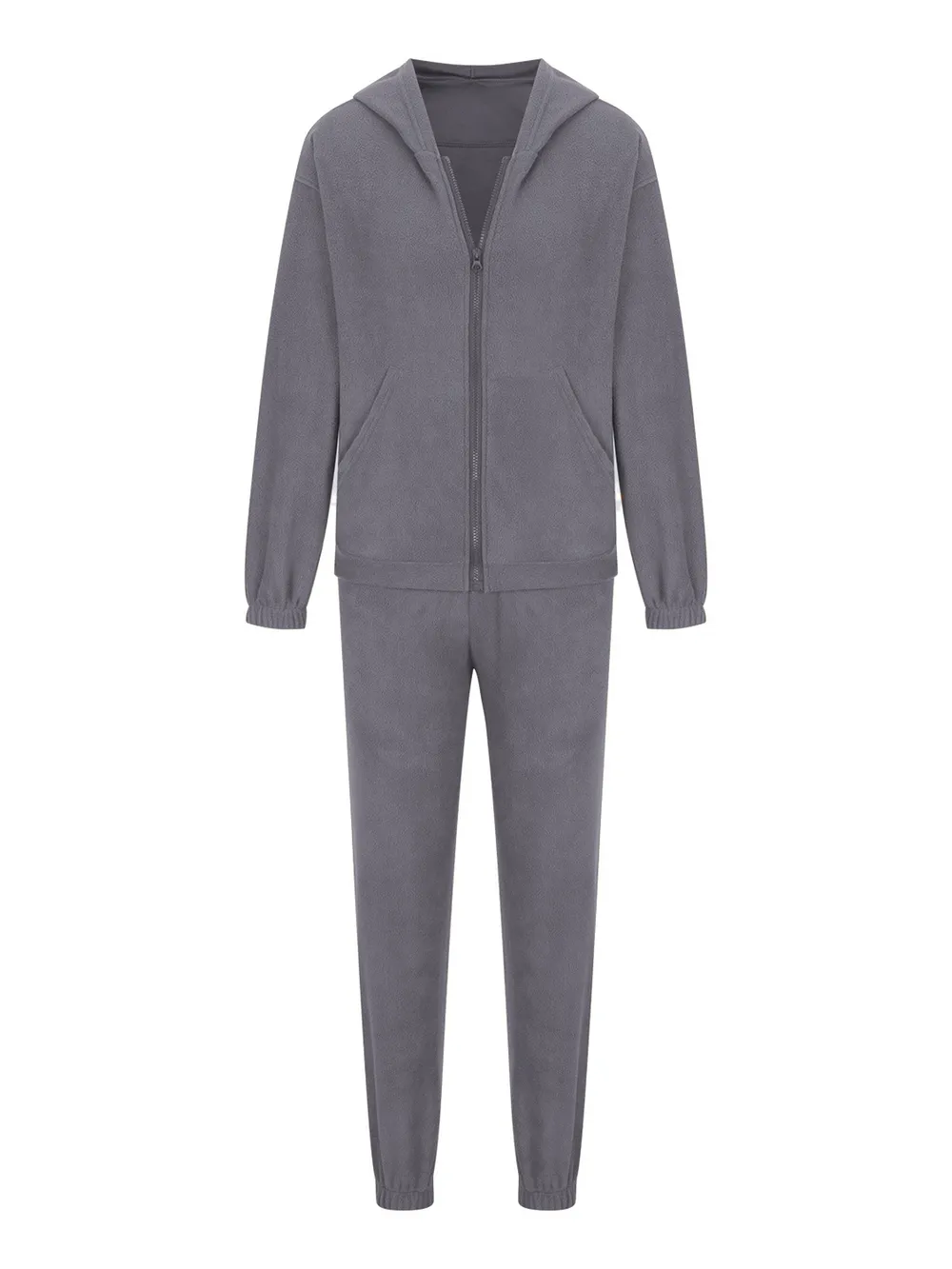 Zip Up Long Sleeve Hoodie and Joggers Set, image 3