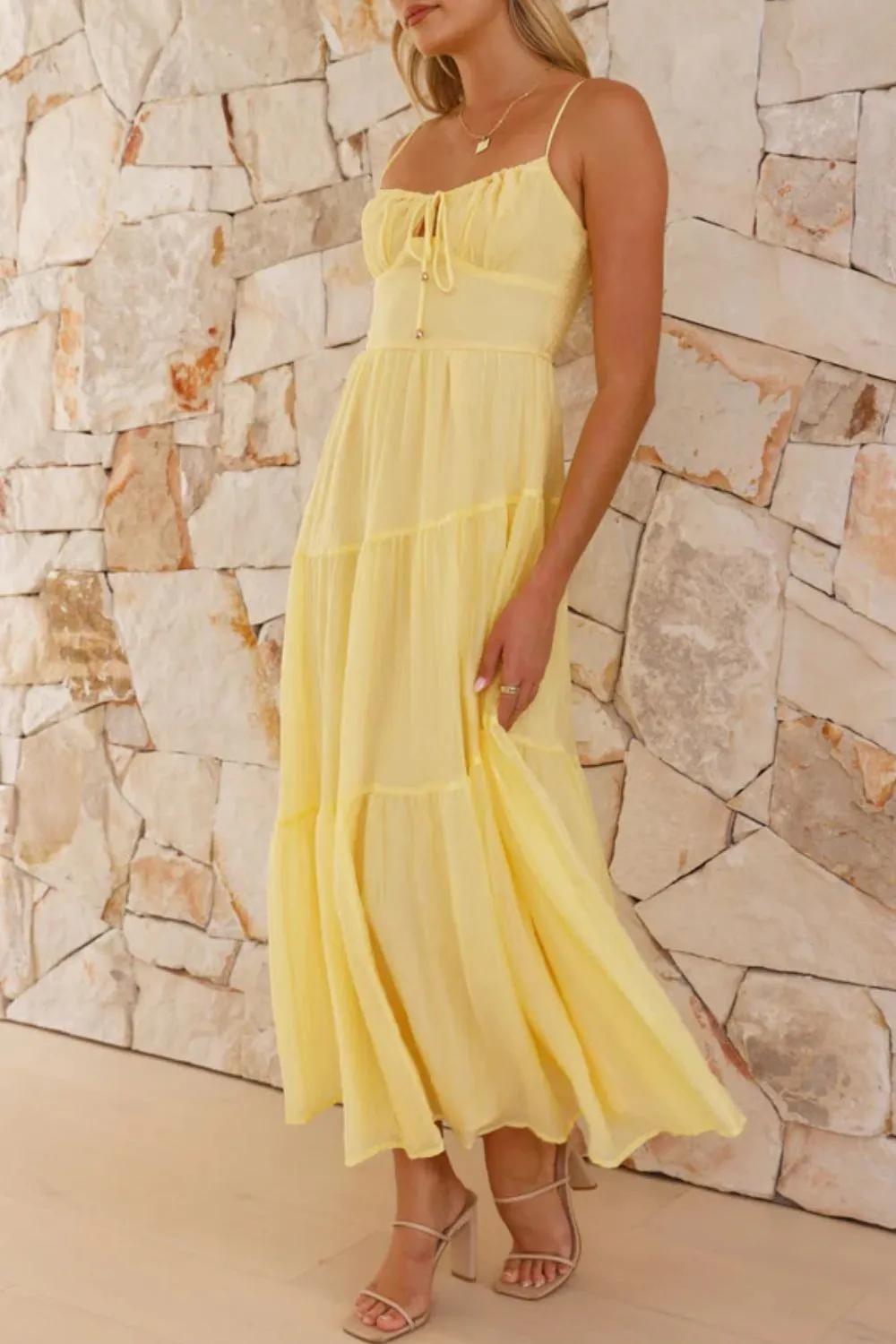 Ruched Smocked Back Cami Dress, image 24