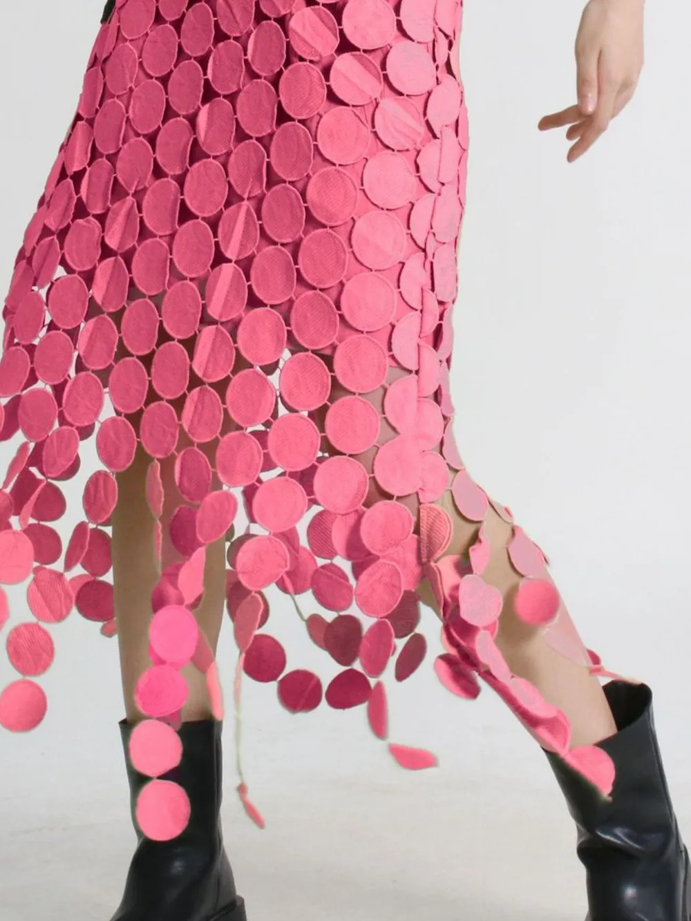 Fringe Midi Skirt, image 3