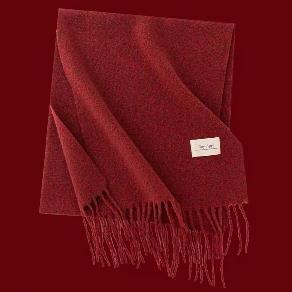 Plaid Fringe Scarf, image 2