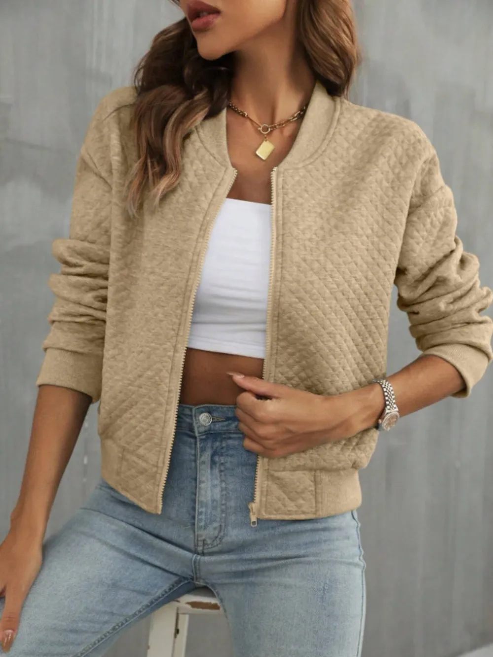 Zip Up Long Sleeve Jacket, image 21