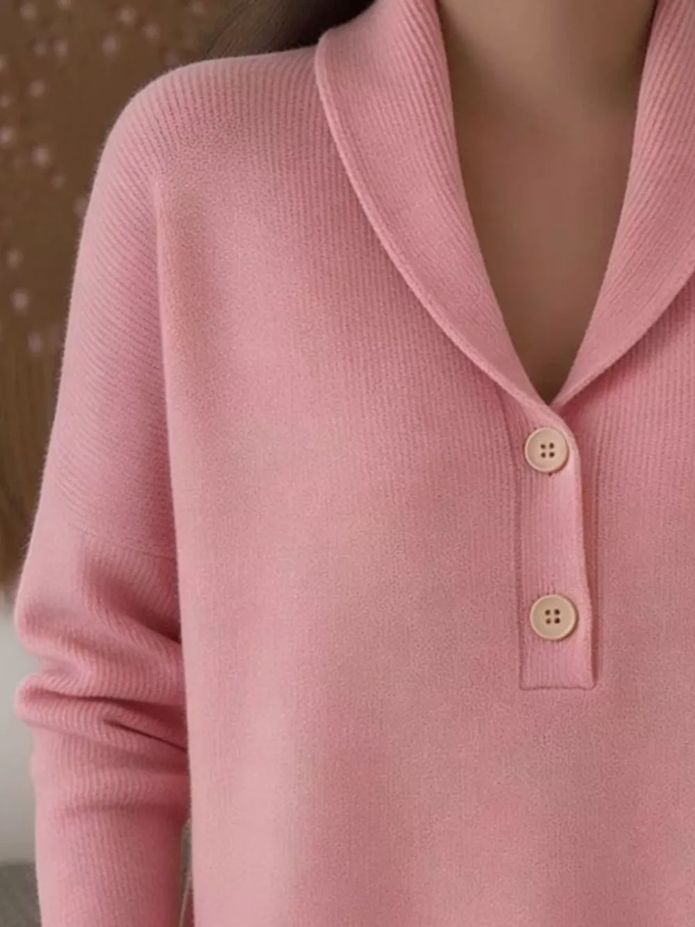 Button Detail Long Sleeve Sweater, image 4