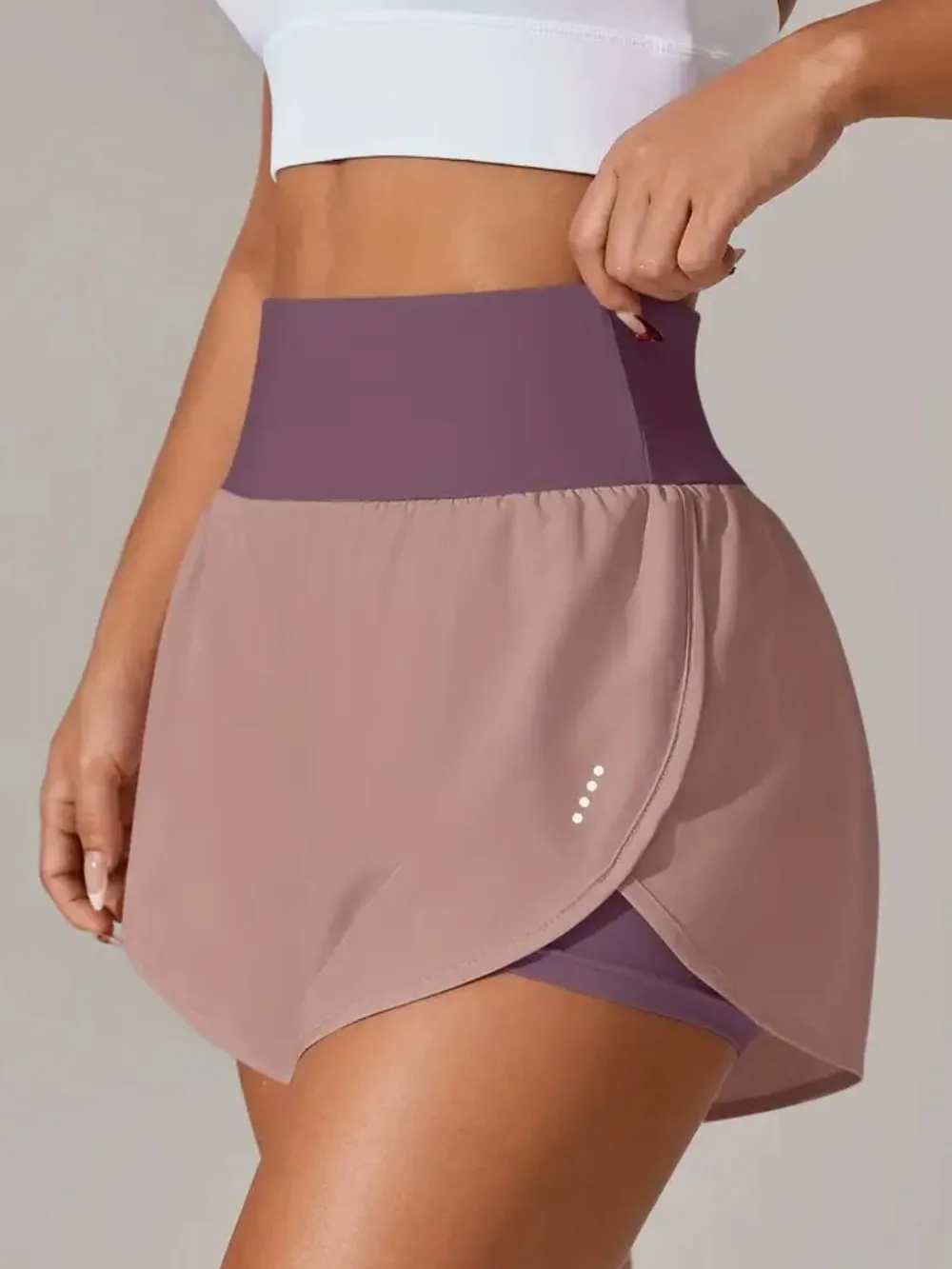 Pocketed High Waist Active Shorts, image 26
