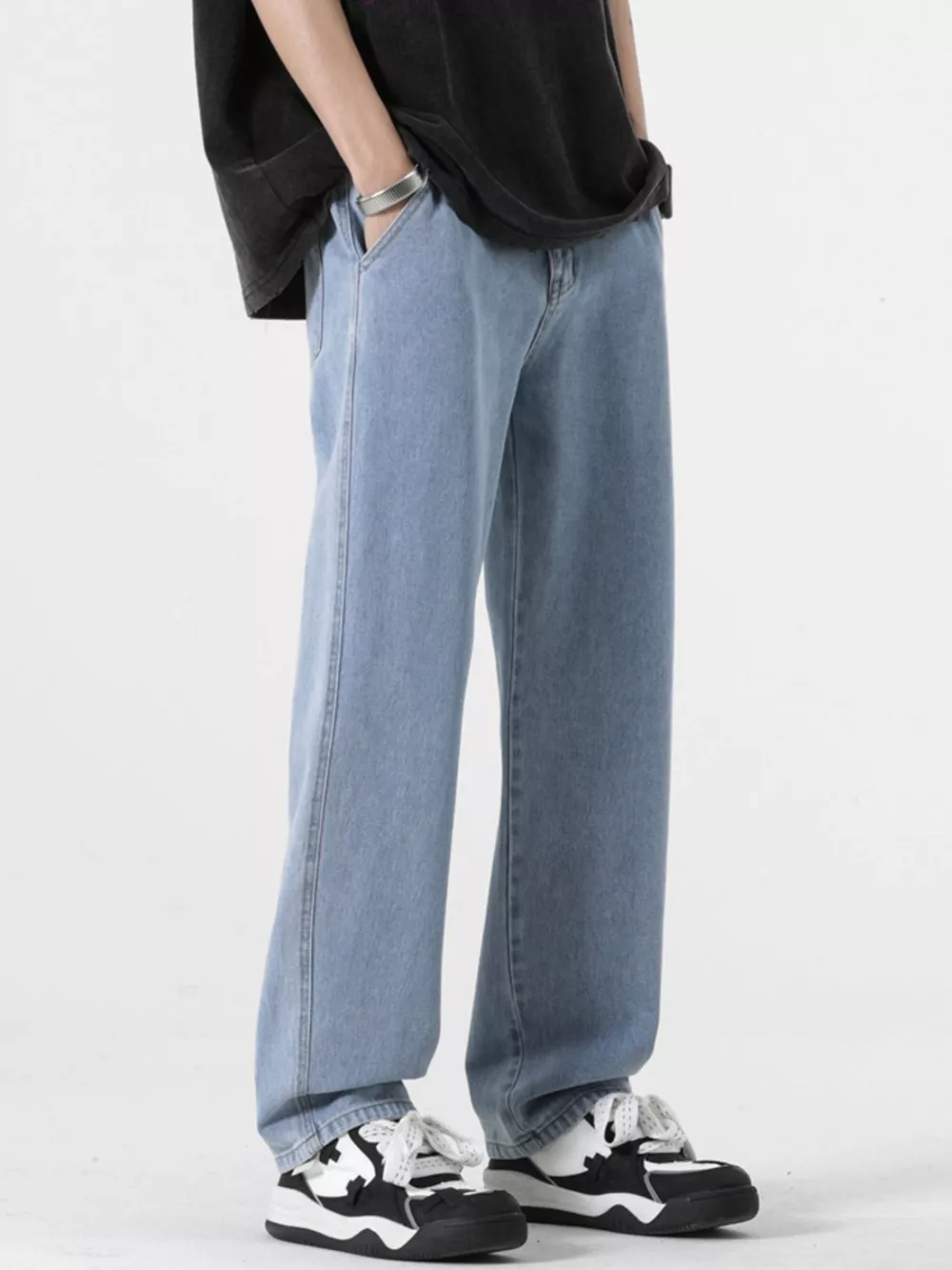 Men's Full Size Pocketed Relaxed Fit Jeans Plus Size, image 11