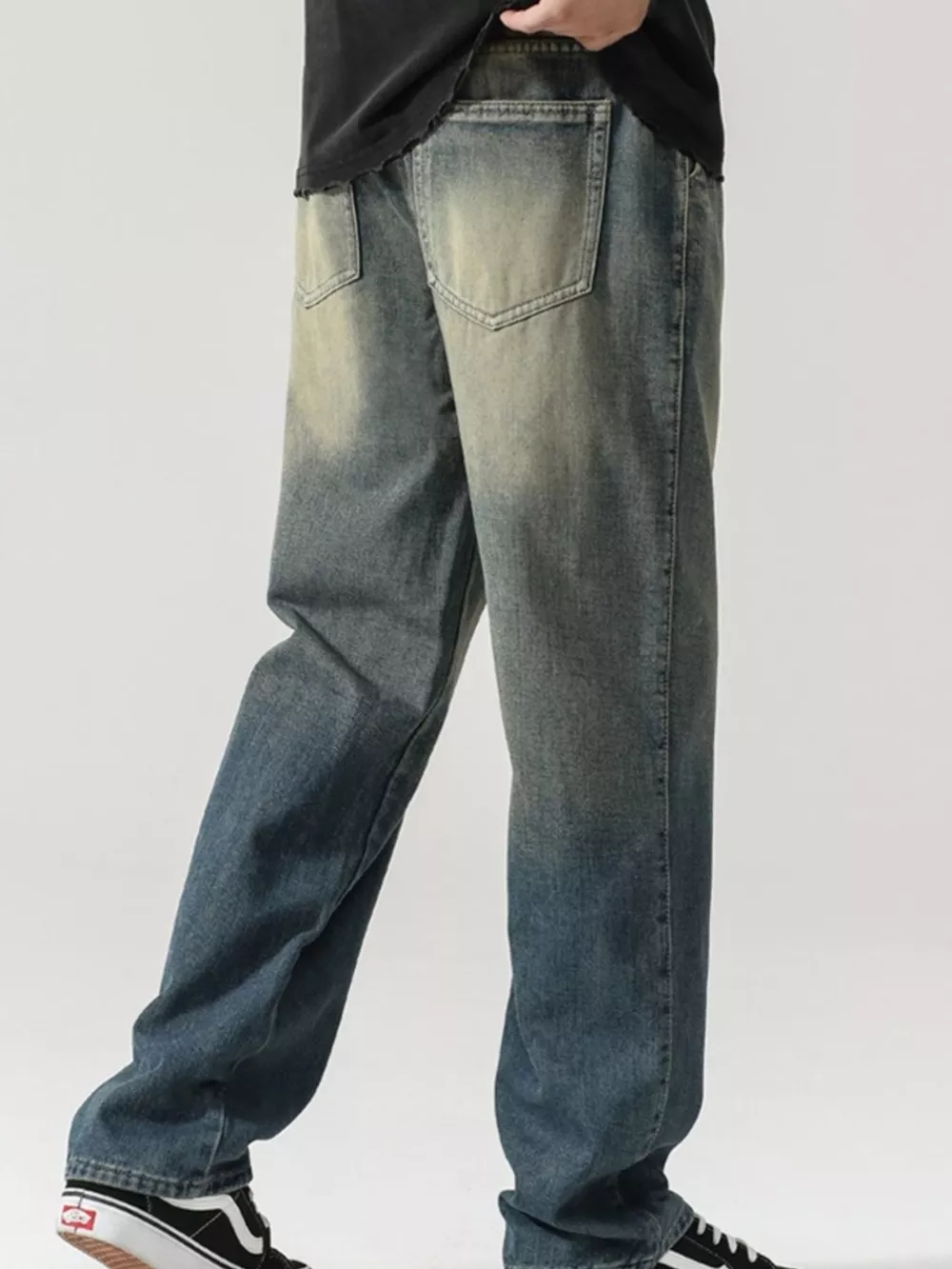 Men's Wide Leg Jeans, image 7